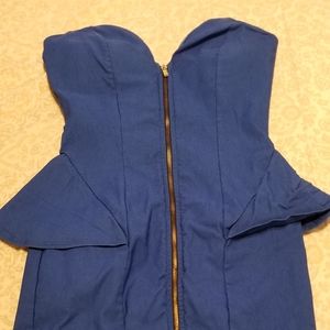 Blue xs dress